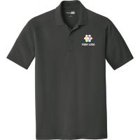 20-CS418, X-Small, Charcoal, Right Sleeve, None, Left Chest, Your Logo + Gear.